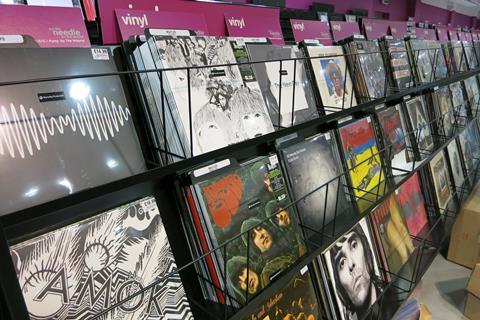 The store will feature an increased amount of vinyl